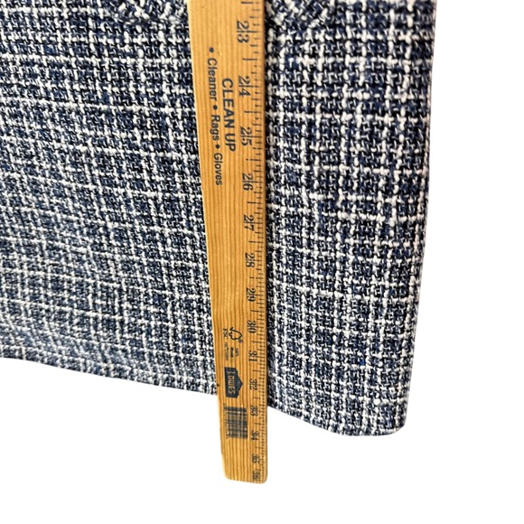 Vintage Y2K Tweed Skirt Suit Lion Button Blazer Mini Set Power Chic XL - Picture 12 of 13